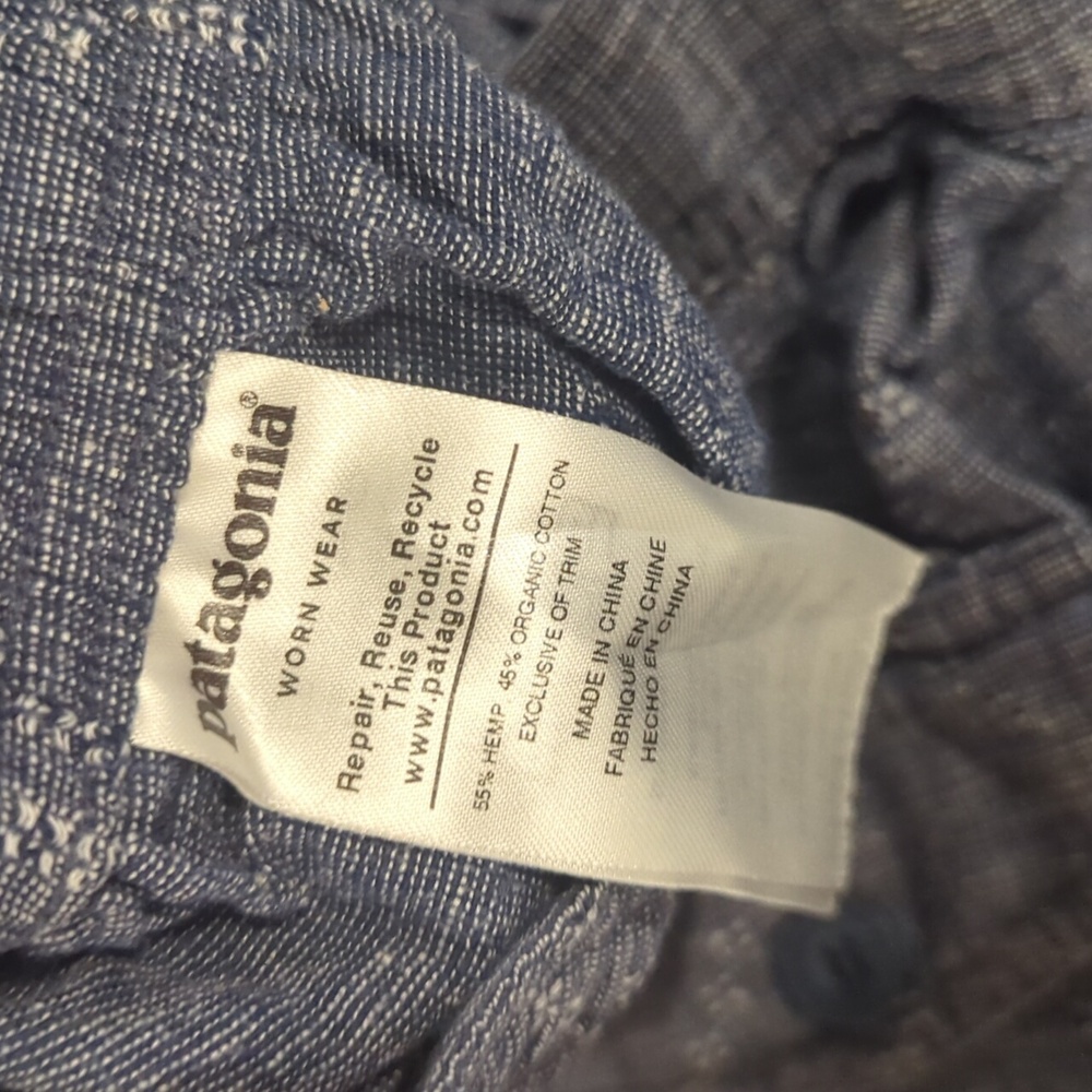 PATAGONIA SHORTS BOYS LARGE PULL ON ELASTIC WAIST BLUE - Picture 6 of 6
